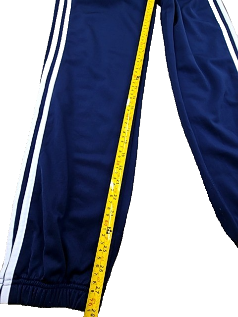 Adidas Men's Navy Stripe Track Pants Size L
