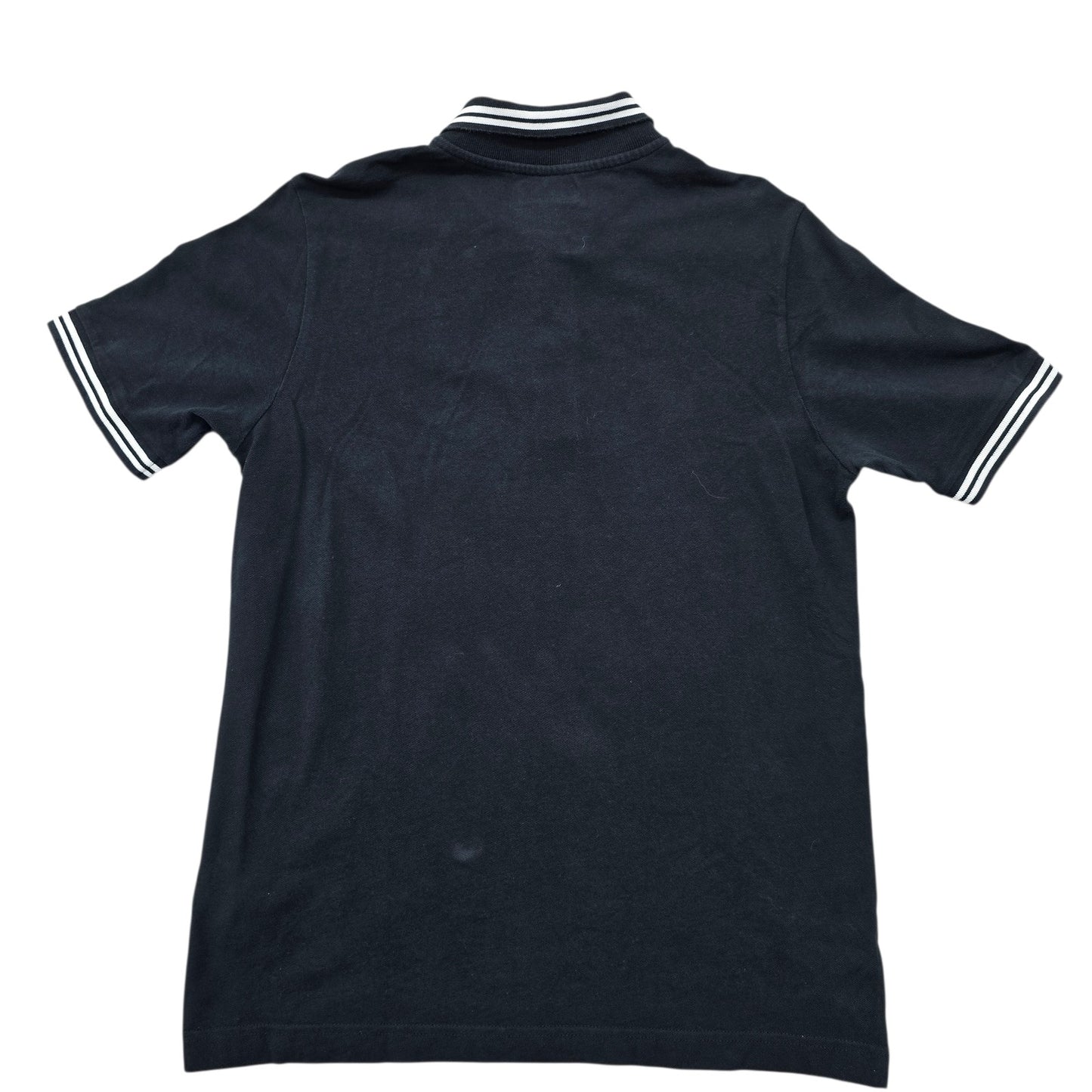 Kappa Men's Navy Blue Striped Trim Polo Shirt Size M Vintage