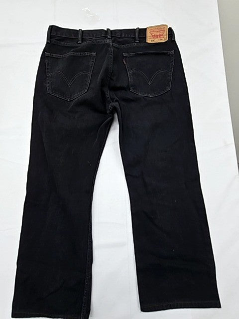Levi's 505 Men's Black Denim Jeans 38x30 Regular Fit