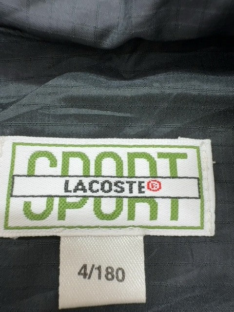 Lacoste Boys Gray Track Jacket Nylon Full Zip Size 4/180 Lightweight