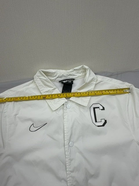 Nike Men's White Leopard Coaches Jacket Size S
