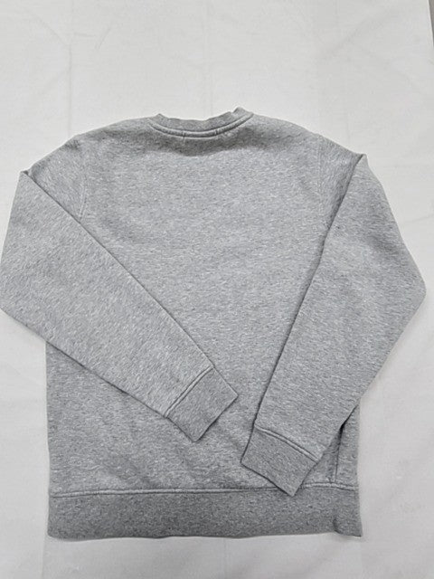 Lacoste Men's Grey Crew Neck Sweatshirt S Cotton Blend Croc Logo
