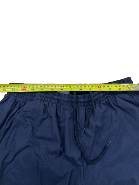 Nike Men's Navy Track Pants Size L Drawstring 100% Polyester