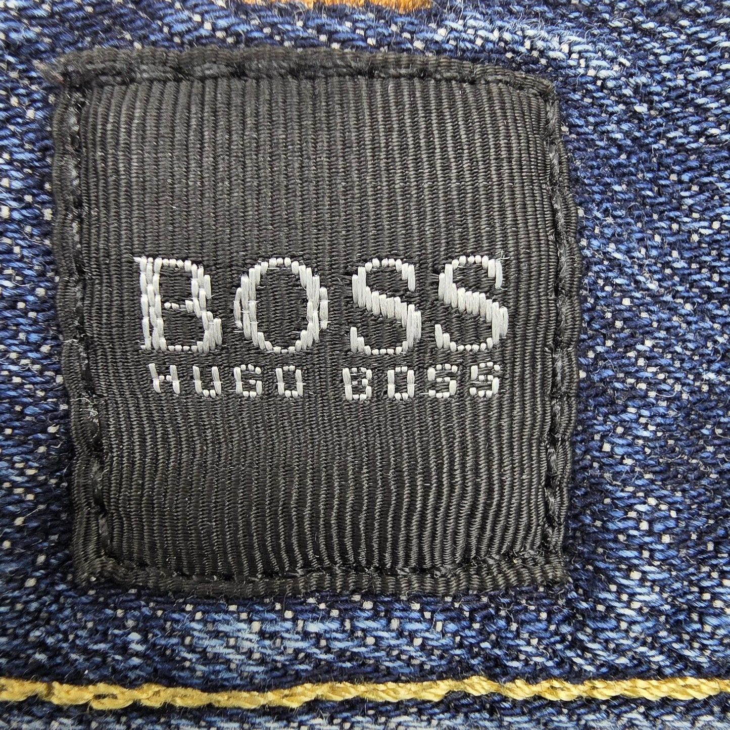 BOSS Men's Dark Blue Straight Leg Jeans Size 40/34