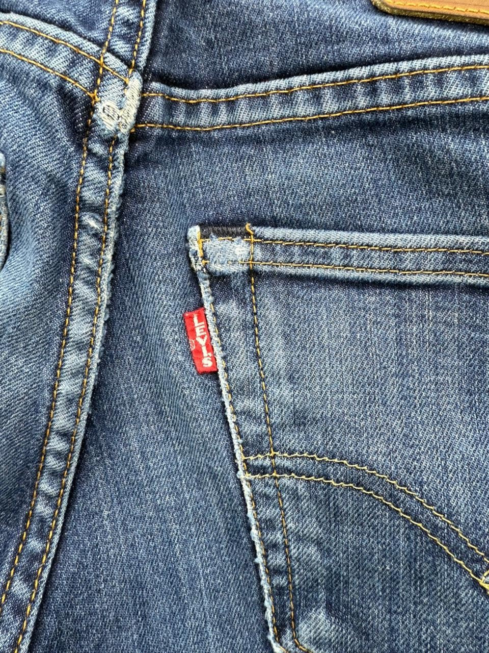 Levi's 511 Slim Fit Dark Wash Jeans W31 L30 Red Tab