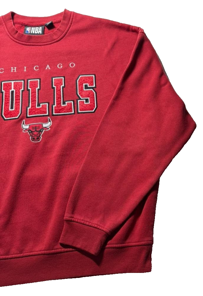 Vintage 90'S Chicago Bulls Nba Sweatshirt - Size XS
