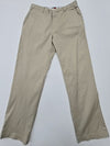 Tommy Hilfiger Men Khaki Chino Pants 32x31.5 Classic Fit Flat Front