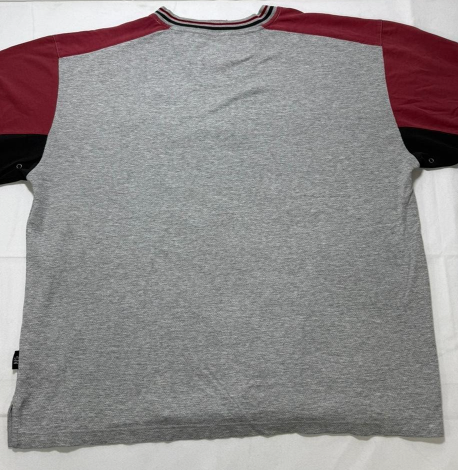 San Francisco 49Ers Mens  Long Sleeve V-Neck Grey Red Nfl Shirt Xl