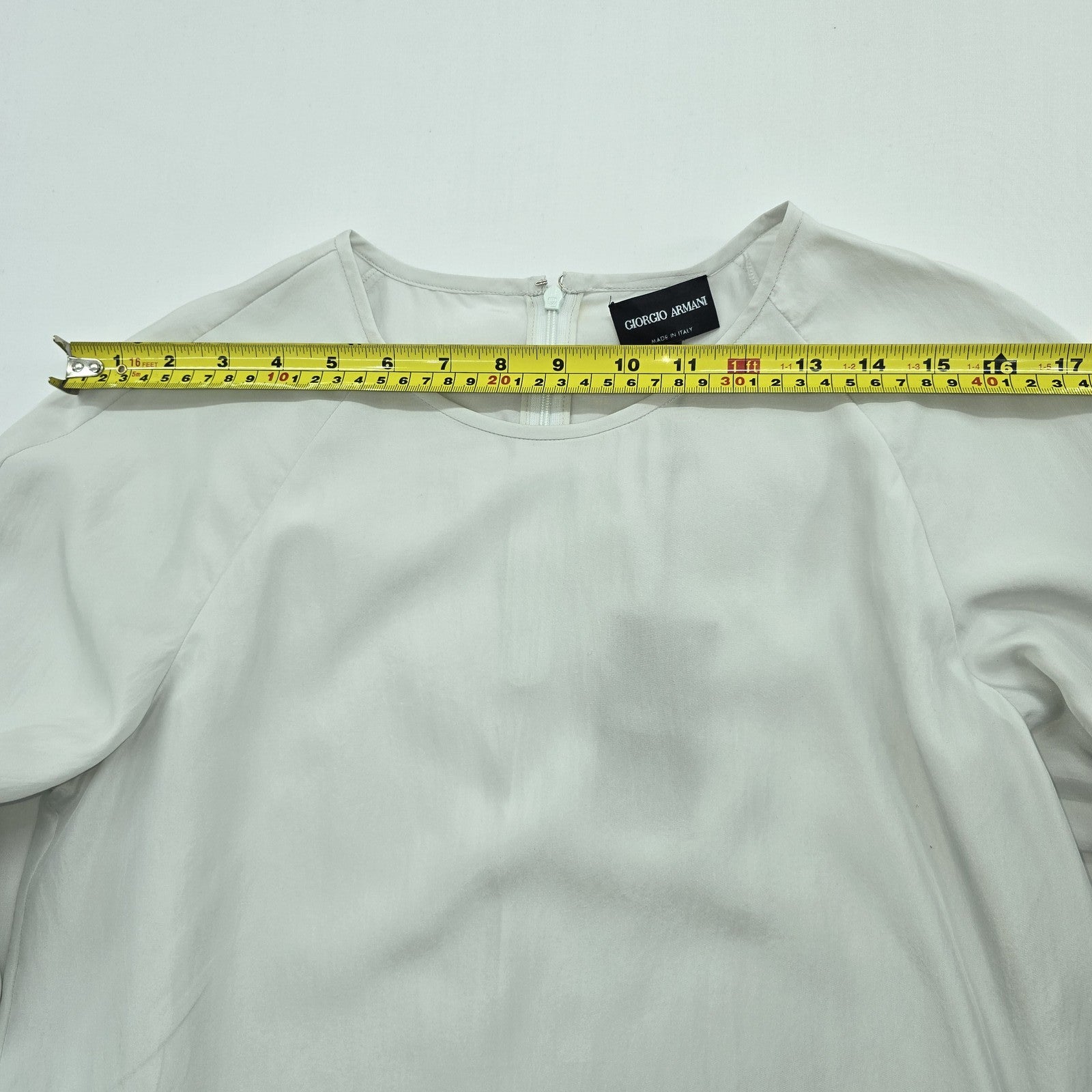 Giorgio Armani Women White Blouse size 42 product image 5