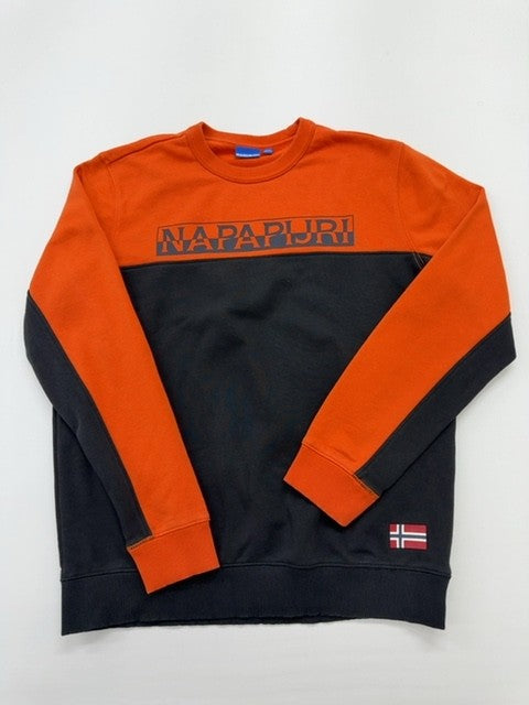 Napapijri Men Black Hoodie size XL product image 1