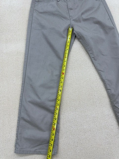 Levi's 513 Slim Straight Grey Jeans 34x30 Stretch Men 5-Pocket