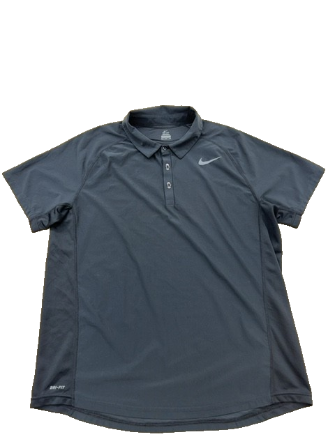Nike Men's Gray Polo Shirt – Size XL, Short Sleeve
