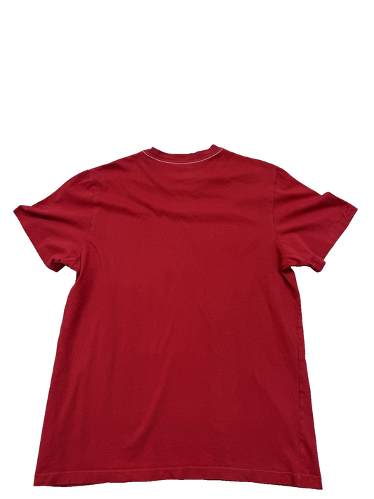 Adidas Men's Red T-Shirt – Size L, Neo neo Neo One-off, Graphic