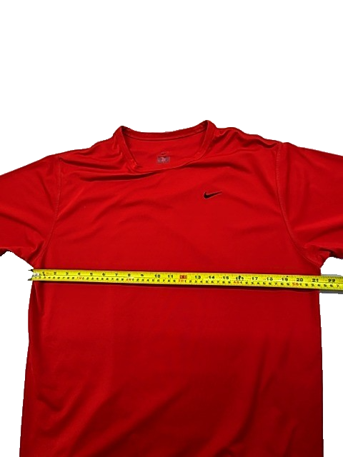 Nike Men's Red Dri-FIT Short Sleeve T-Shirt Size L