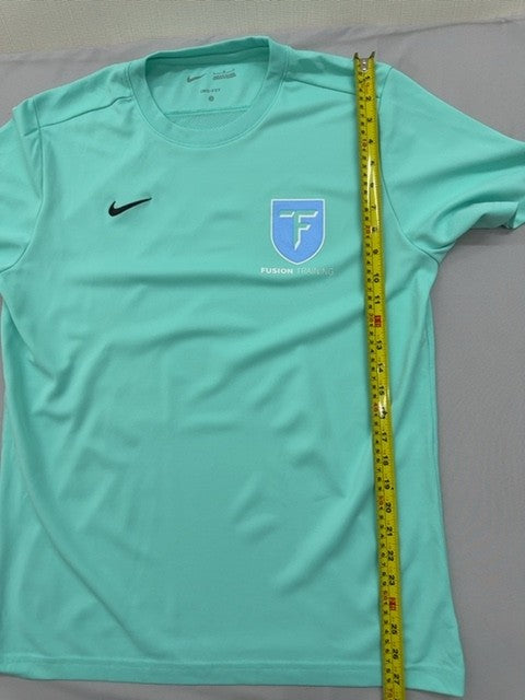 Nike Dri-FIT Teal T-Shirt L Short Sleeve Crewneck Poly Jersey