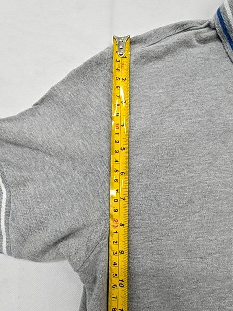 Champion Gray Men's Short Sleeve Polo Shirt Medium Regular Fit