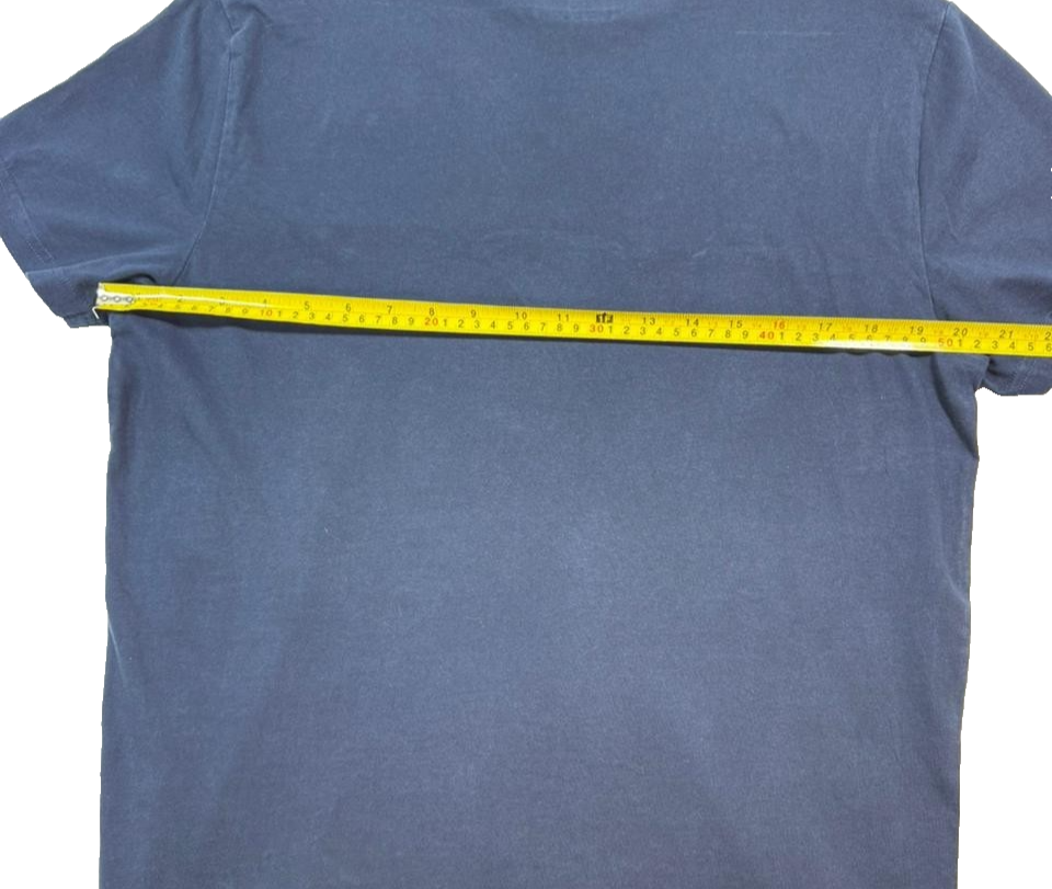 Kappa Men's Navy Blue Camo Panel Graphic Logo Performance T-Shirt Size XL
