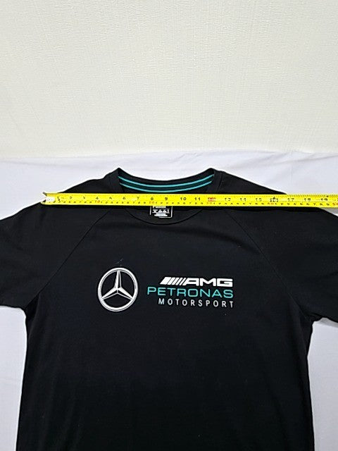 Puma Men's Black Mercedes-AMG Petronas F1 T-Shirt L Regular
