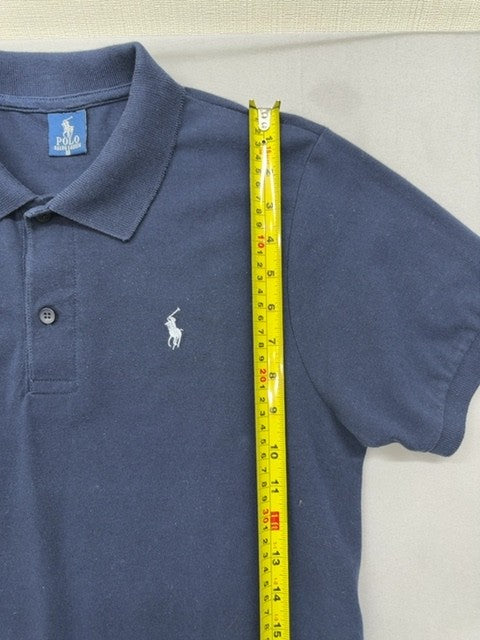 Polo Ralph Lauren Navy Polo Shirt Men M Short Sleeve Cotton