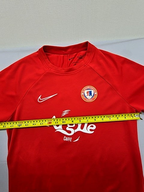 Nike Red Argyle Dri-FIT Jersey M Short Sleeve Crewneck
