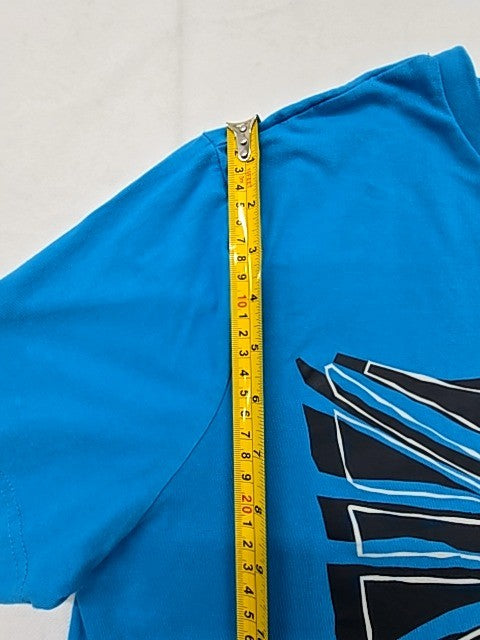Umbro Men's M Blue Union Jack Cotton Short Sleeve T-Shirt