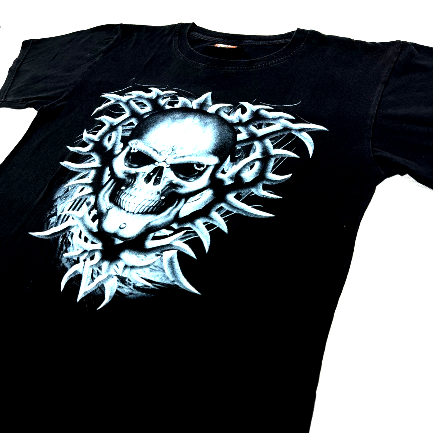Metal Heaven Men's Large Black Skull Graphic T-Shirt