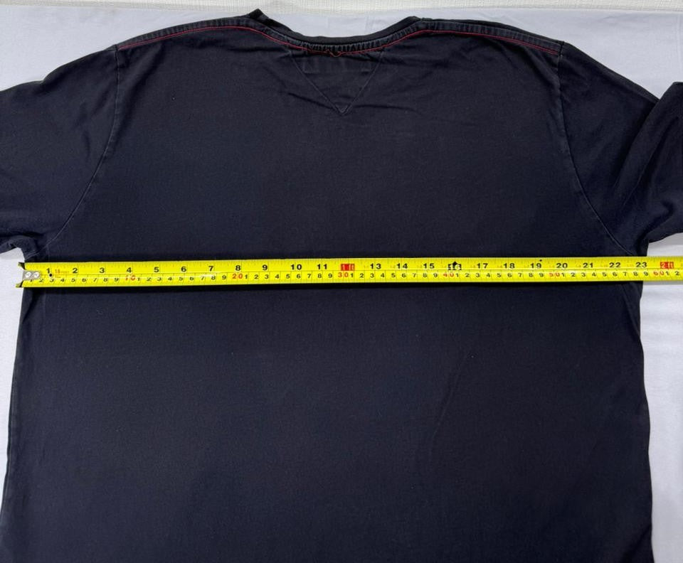 Tommy Hilfiger Men's Black 1985 T-Shirt XL Cotton Logo Exclusive