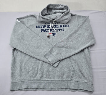 Nike Men's Patriots Heather Gray Pullover Hoodie 2XL NFL Training