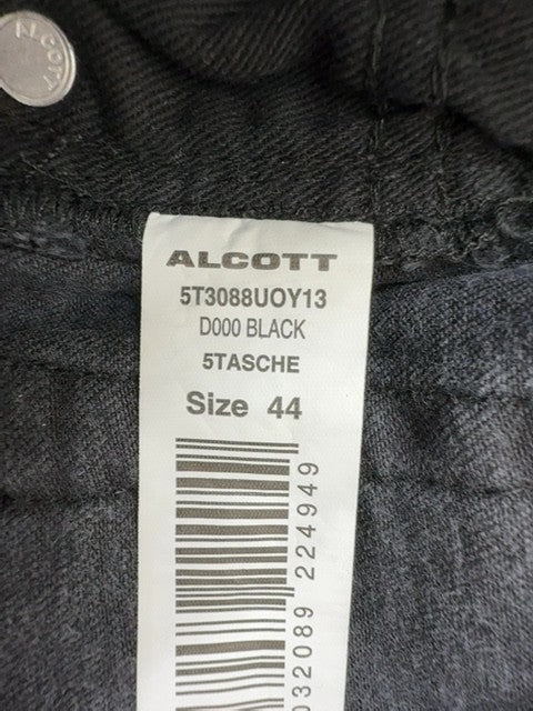 Alcott Men's Black Straight Leg Jeans Size 44