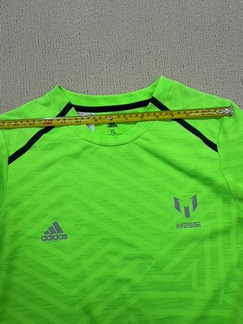 Adidas Messi 2023 Green XL Men's Soccer Jersey Mesh Short Sleeve