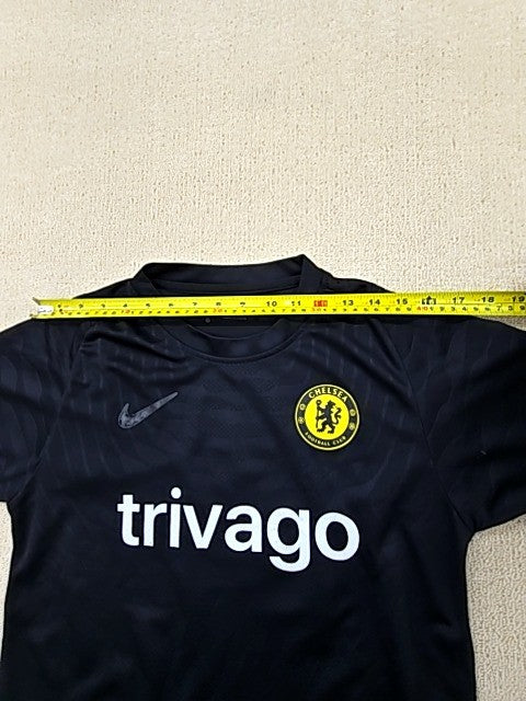 Nike Men's Black Chelsea FC Training Jersey Dri-FIT Short Sleeve