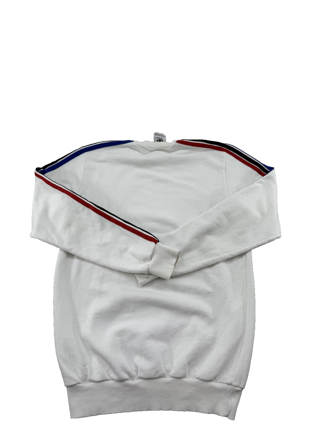 Adidas 3 Stripes White Fleece Crewneck Sweatshirt M Regular