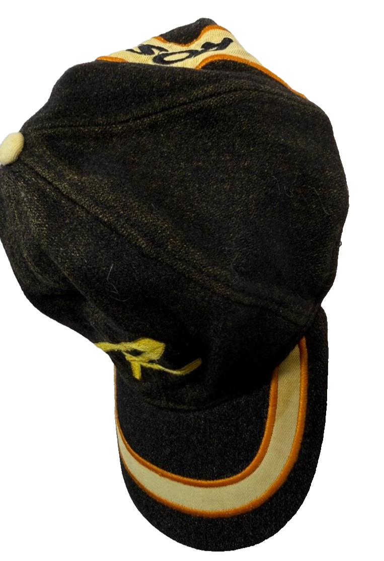 Unisex Rossignol Black Wool Snapback Cap Embroidered Logo Ski