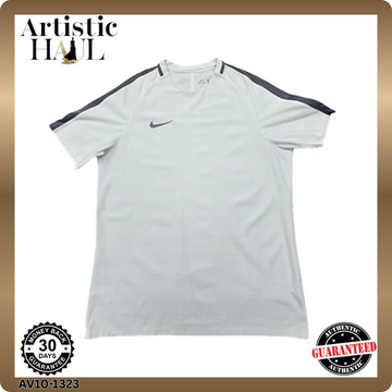 Nike Men's XL White Dri-FIT Soccer Jersey Slim Fit Poly