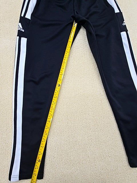 Adidas Men's Black Primegreen 3-Stripes Track Pants M Recycled