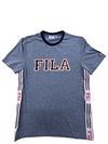 Fila Men's Gray T-Shirt – Size S, Short Sleeve