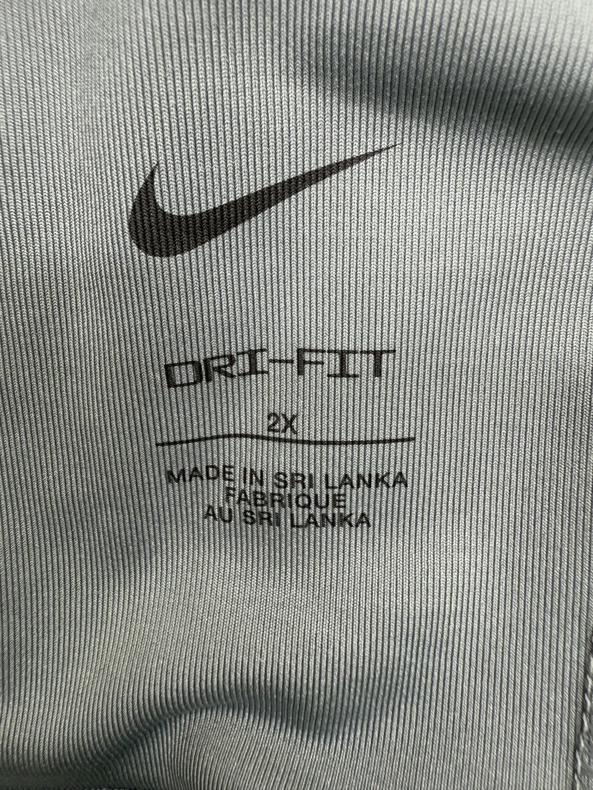 Nike Black Camo Sports Bra XXL High Neck Medium Support Dri-FIT