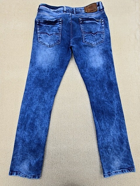 Diesel Men's Straight Blue Jeans 34x34 Italy Made Five Pocket