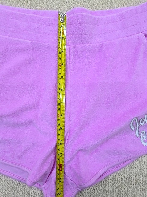 Juicy Couture Purple Velour Track Shorts Women's L
