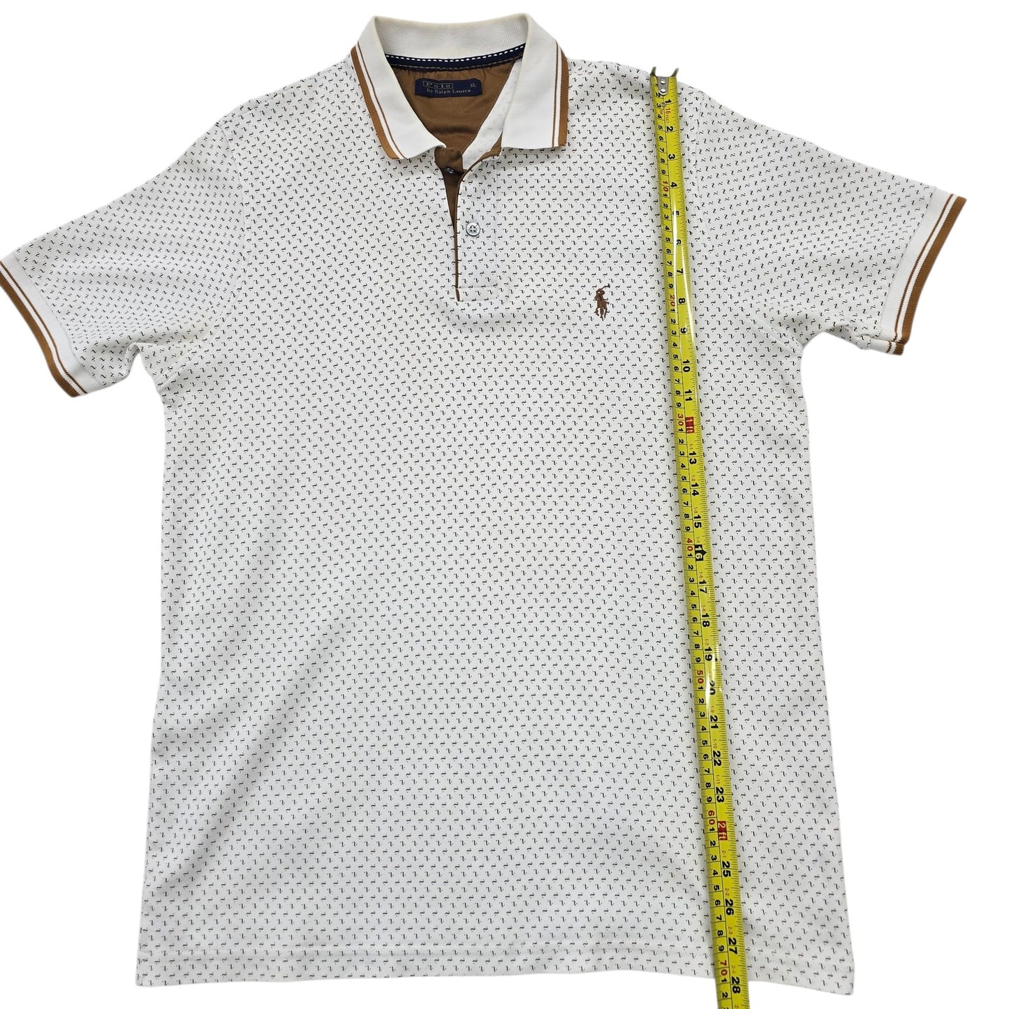 Polo Ralph Lauren Men White Polo Shirt size XL product image 7