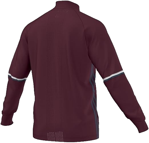 Adidas Men'S Maroon/Burgundy Training Track Jacket Climacool Full Zip Size S