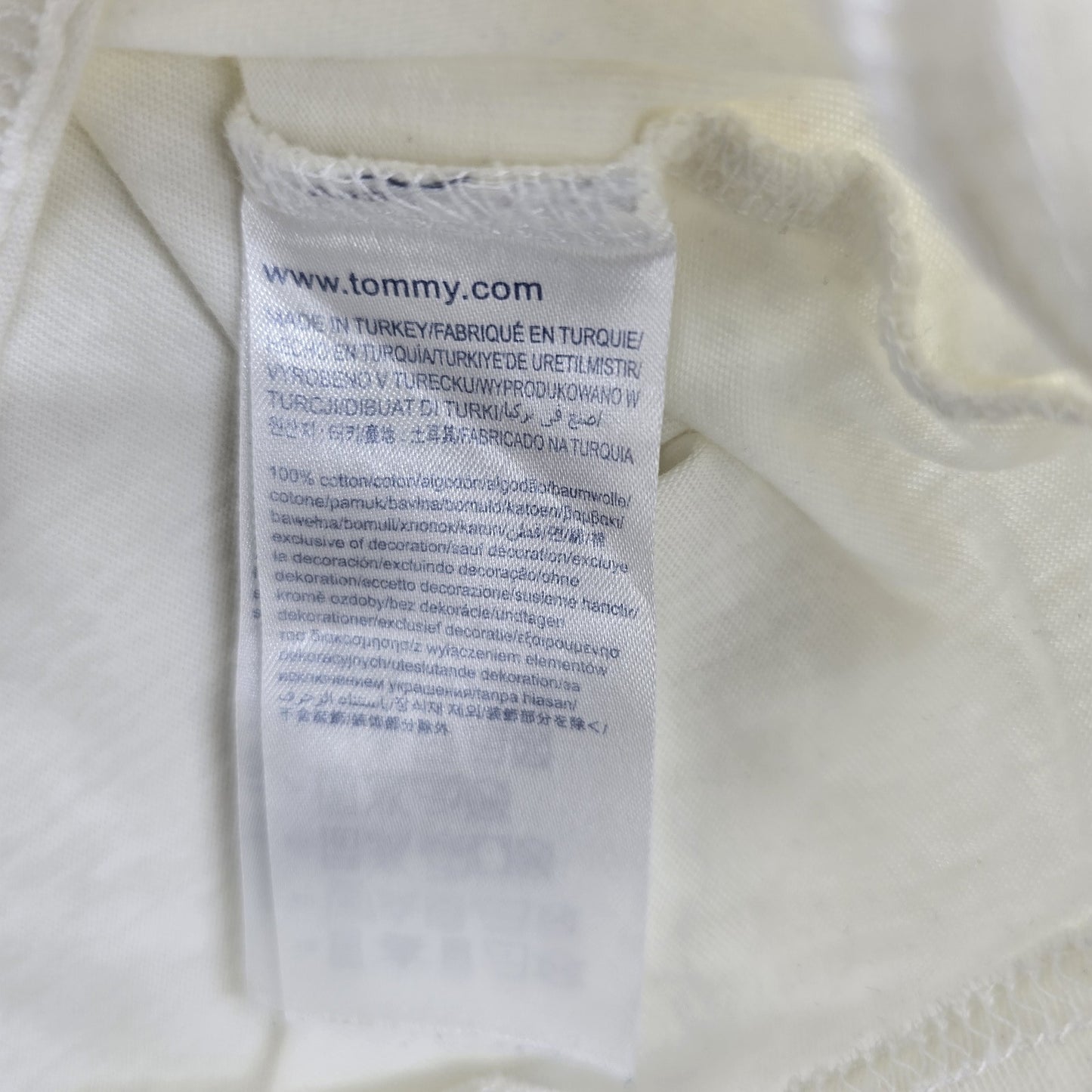 Tommy Hilfiger Men White T-Shirt size XXL product image 4