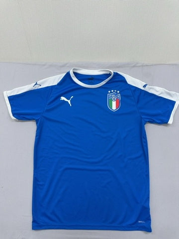 Puma Blue XL Short Sleeve Jersey Crewneck Regular Fit 782917-10