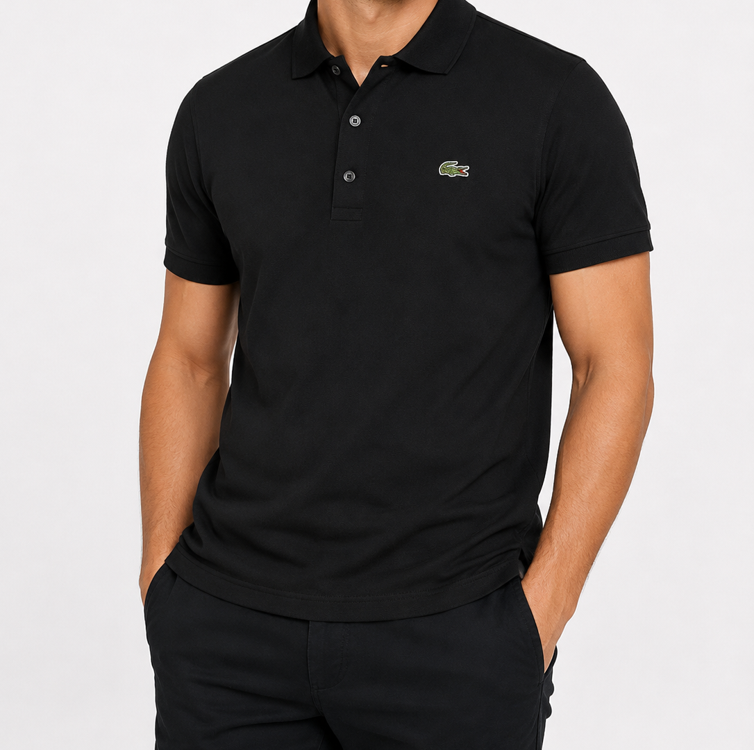 Lacoste Men Black Polo Shirt size XL product image 1