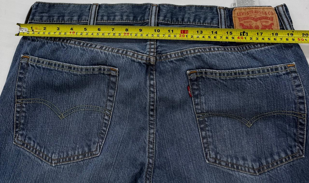 Levi's Men's Straight Blue Jeans 38x36 Big & Tall