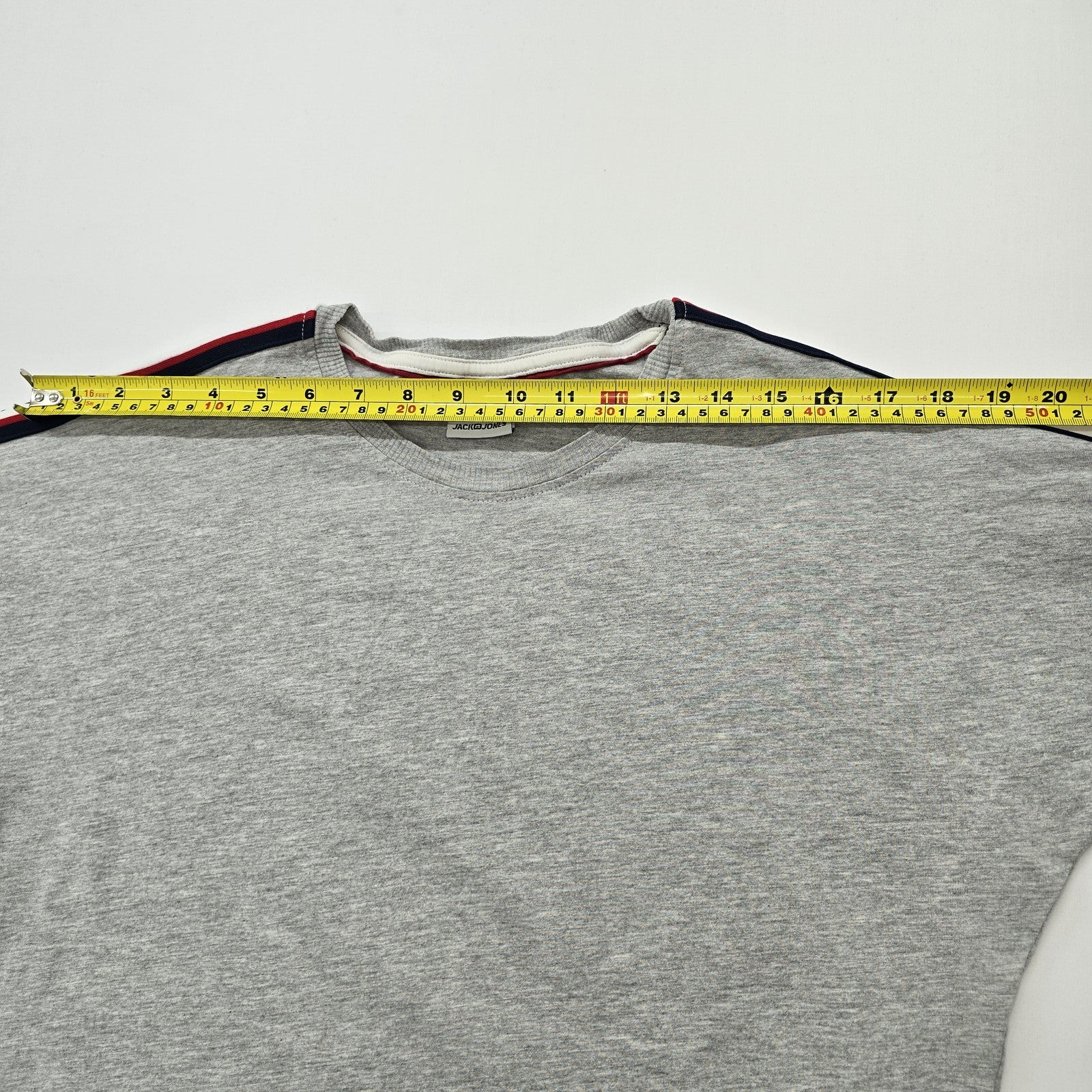 Jack & Jones Men Gray T-Shirt size S product image 5