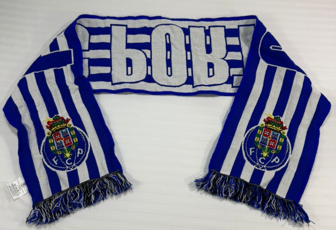 New FC Porto Soccer Fan Scarf Premiership Premium Acrylic Knit