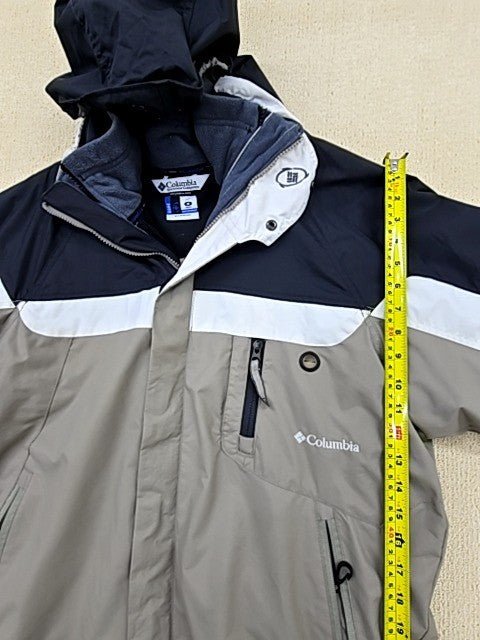Columbia Men's Grey/Navy 3-in-1 Interchange Jacket M