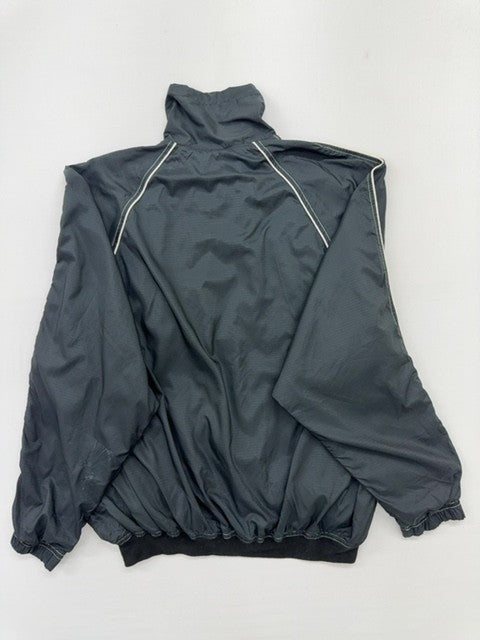 Lacoste Boys Gray Track Jacket Nylon Full Zip Size 4/180 Lightweight