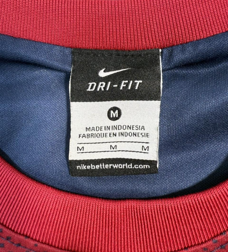 Nike Men's Fc Barcelona Home Jersey Nike Dri-FIT Size M Qatar Foundation Unicef